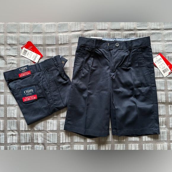 🧥Chaps Navy Blue Uniform Shorts, size 8 regular - Picture 1 of 8